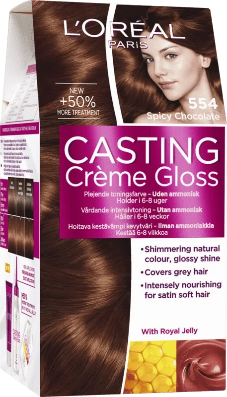 Loreal Paris     Casting Crème Gloss 554 Spicy Chocolate