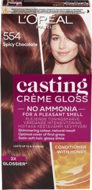 Loreal Paris     Casting Crème Gloss 554 Spicy Chocolate