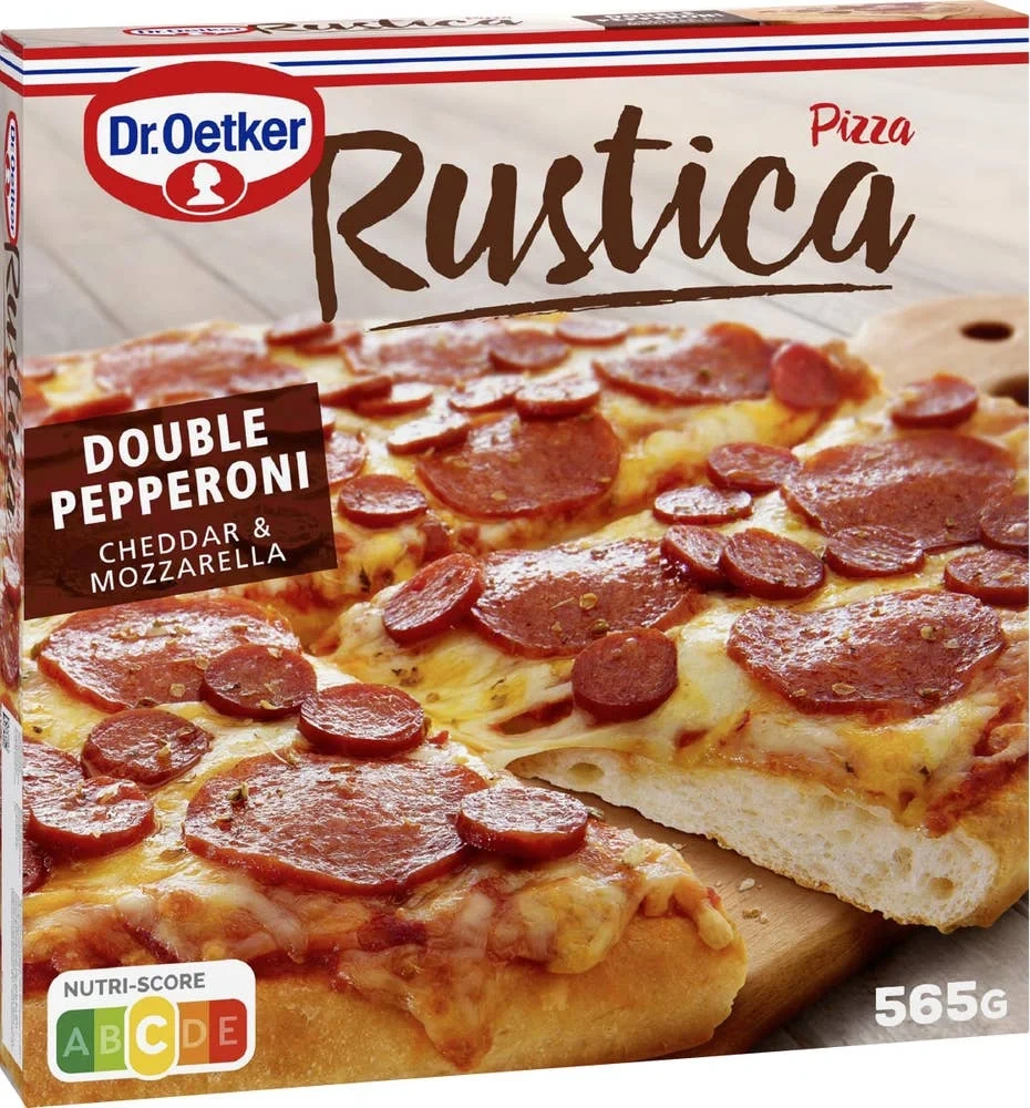Pizza Rustica Double Pepperoni Fryst