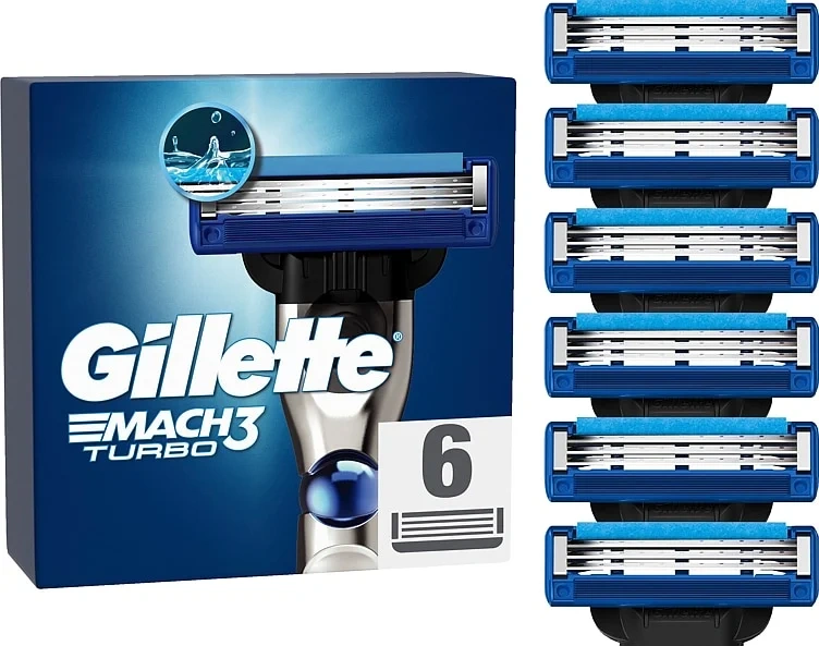 Mach3 Blader Turbo 6stk Gillette