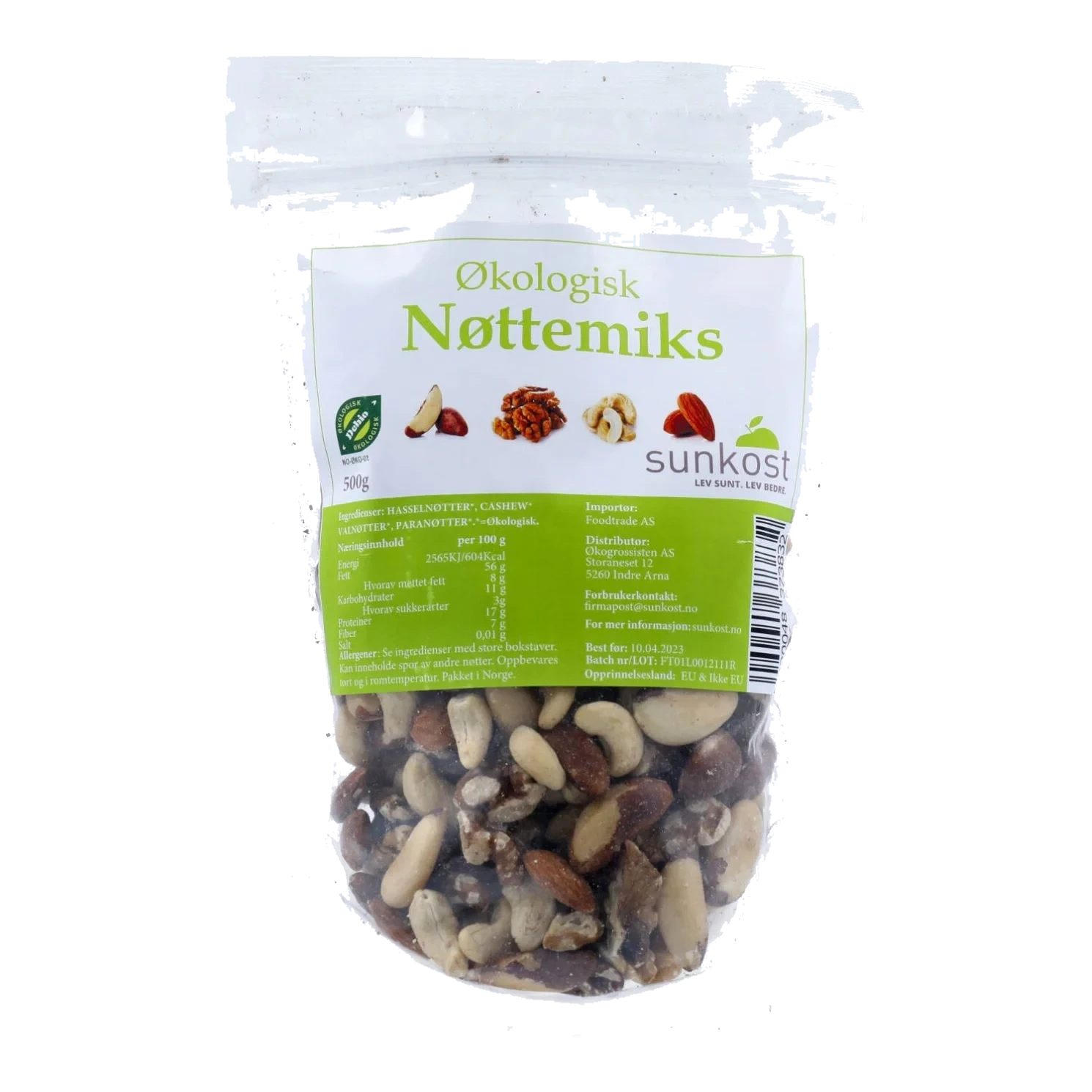 Nøttemiks 500 g