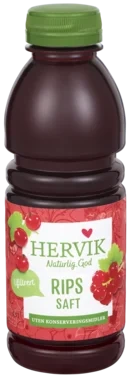 Hervik Ufiltrert Ripssaft 0.5l