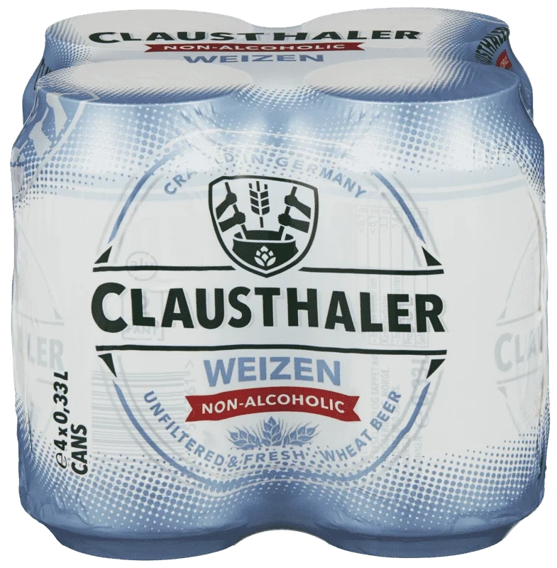 Clausthaler Weizen 4stk x 0,33l, 1,32l