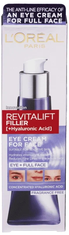 Loreal Paris Revitalift Filler Eye Cream For Face 30ml