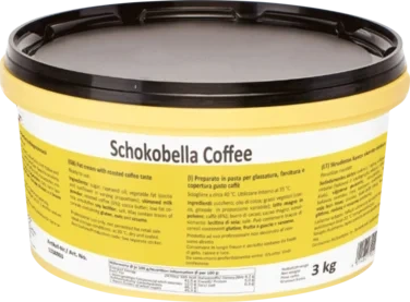 Schokobella Kaffe Sjokoladekrem For Fyll og Overtrekk, Spann 3 kg