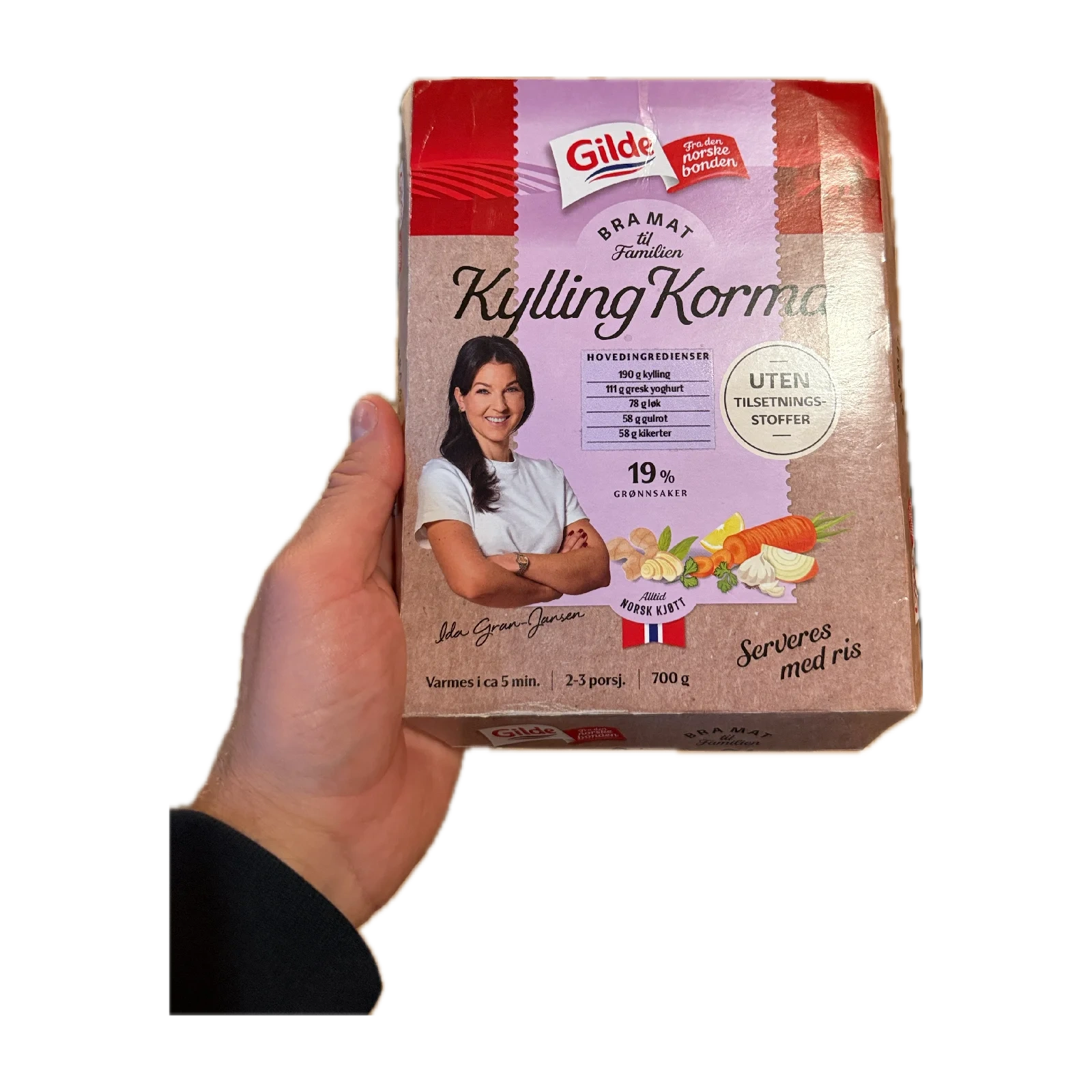 Kylling Korma 700g Enh