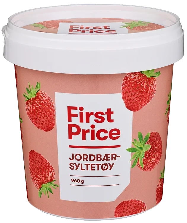 Jordbærsyltetøy 960g First Price