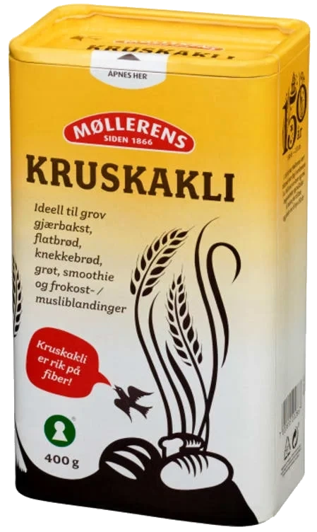 Kruskakli Hvete 400g boks Møllerens