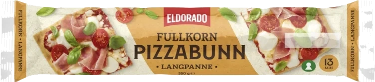 Pizzabunn Xxl Fullkorn 550g Eldorado