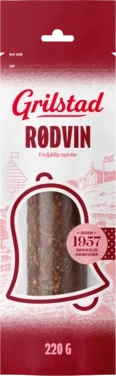 Spekepølse Hel Rødvin 220g Grilstad