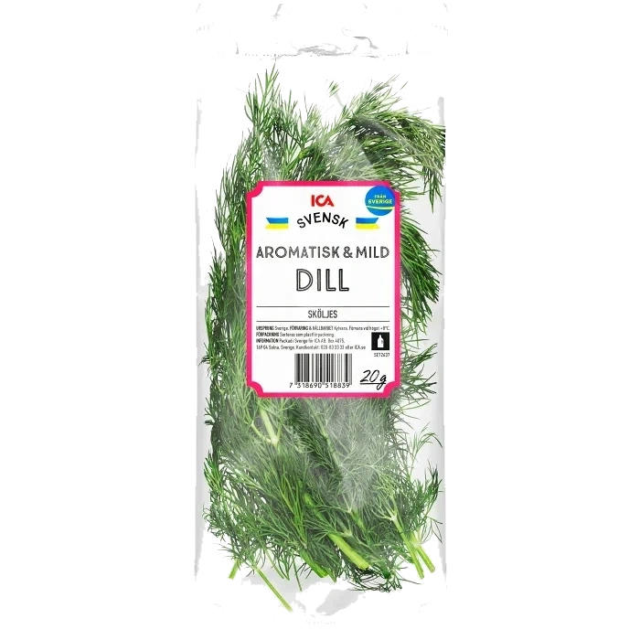Dill flowpack 20g Klass 1 ICA