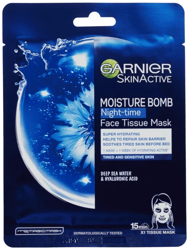 Garnier Tissue Mask Skin Active Moisturebomb