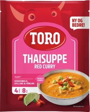 Thai Red Curry Suppe 118g Toro