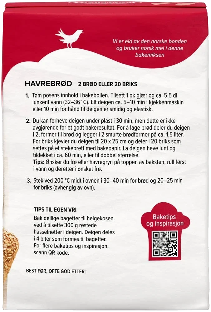 Havrebrød 1-2-3