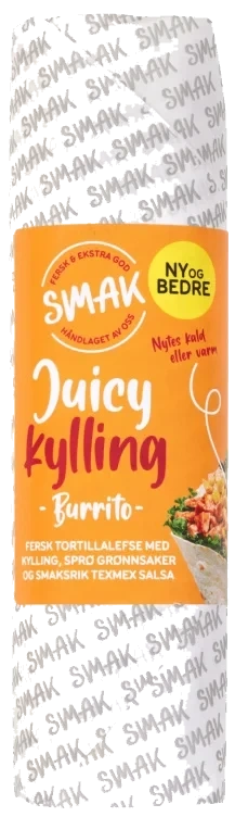 Burrito Kylling 250g Smak