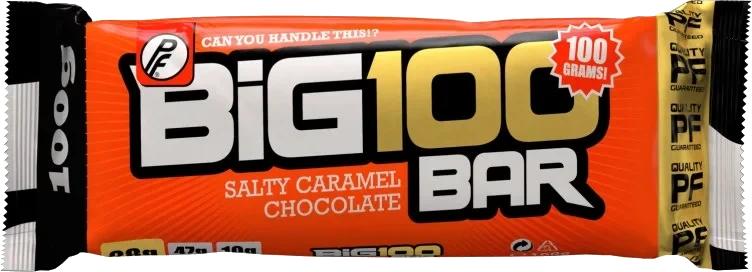 Big 100 Bar Salty Caramel Choc 100g Pf