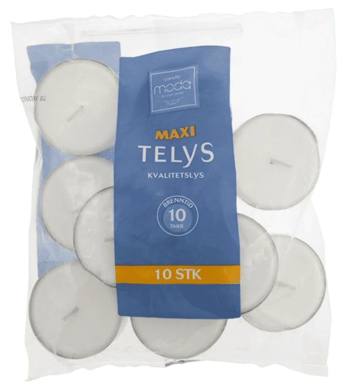 Tea Lights 10 Hrs 10stk Sellers Brand