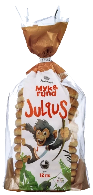 Myk&Rund Julius 12stk 350g Bakehuset