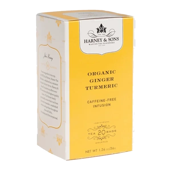 Harney Premium Ginger Turmeric Økologisk Organic 20stk