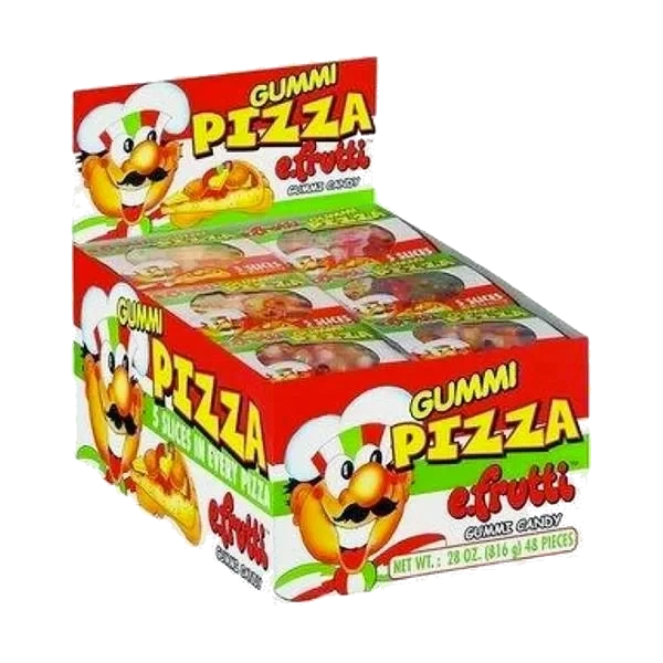 Pizza Gummi Candy (Kartong 48stk)