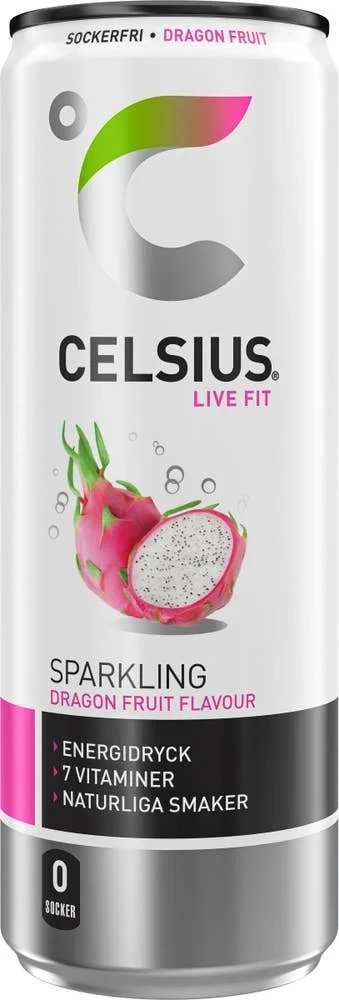Energidryck Dragon Fruit Sockerfri