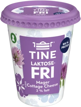 Cottage Cheese Mager 2% Laktosefri 400g Tine