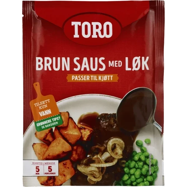 Brun Saus M/løk 47g Toro