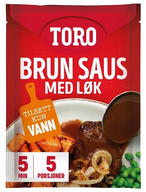 Brun Saus M/løk 47g Toro