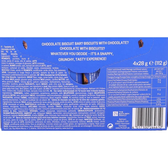 Chokladkexbar 4-pack
