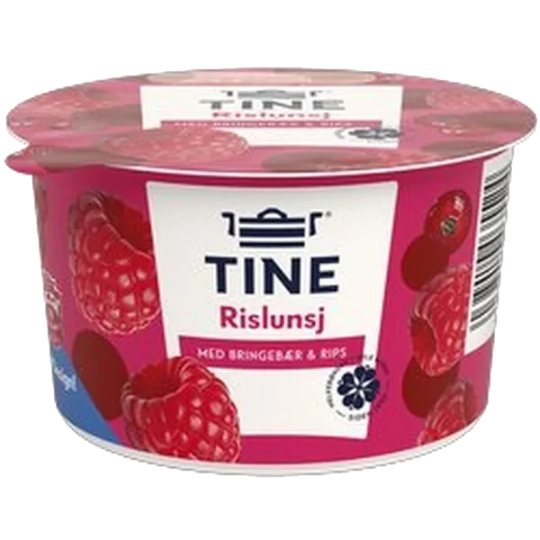 Tine Rislunsj Bringebær Og Rips 150 G