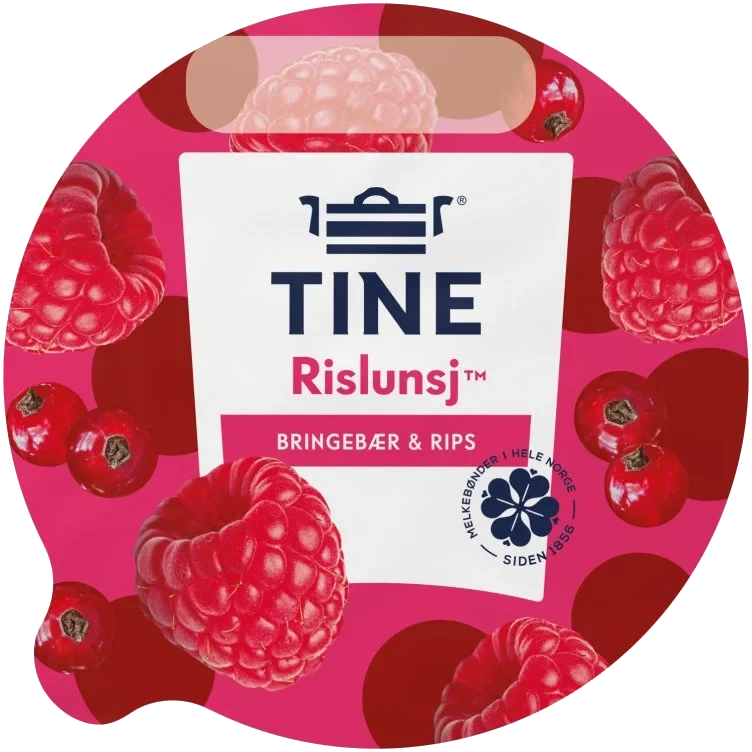 Tine Rislunsj Bringebær Og Rips 150 G