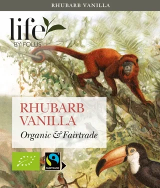 Rhubarb Vanilla Te, Økologisk & Fairtrade, 20 Stk, Life By Follis