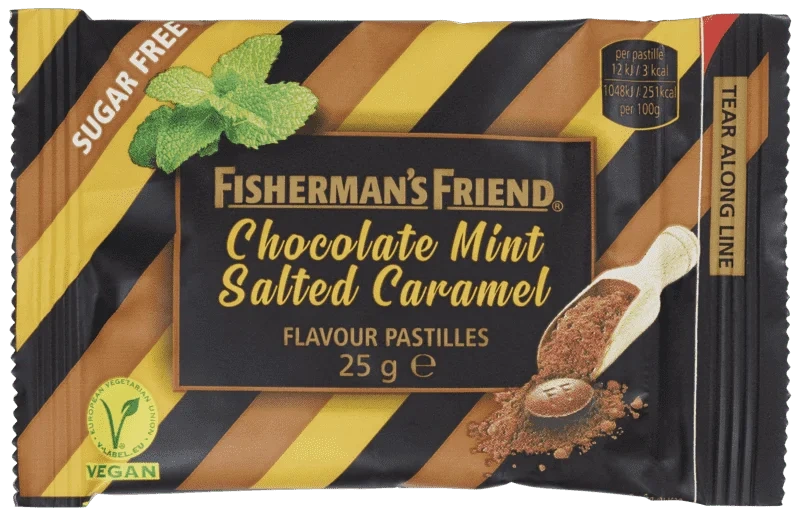 Fisherman's Friend Choco Mint Salted Caramel 216 Display