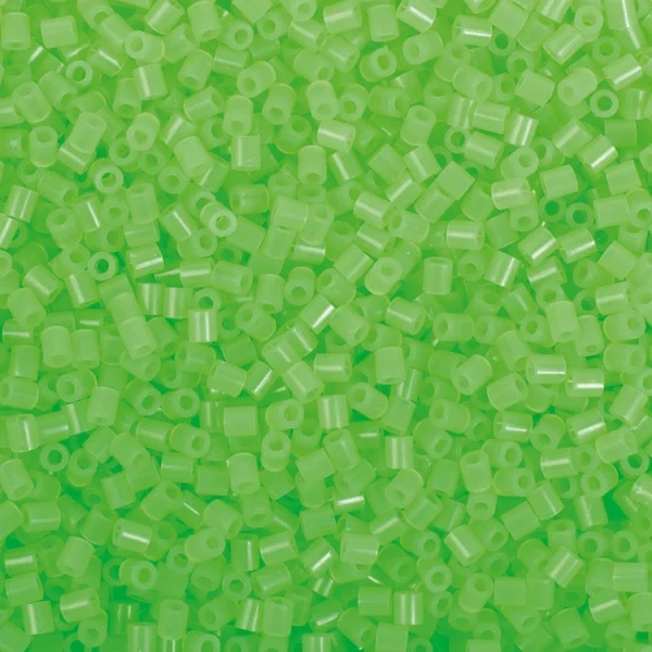 Rørperler Transparant Grønn 6000 Stk