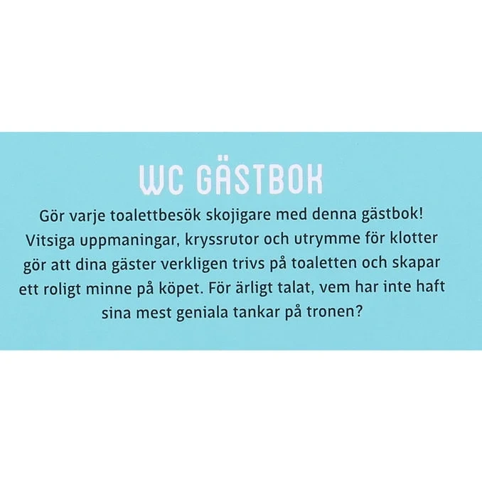 WC Gästbok