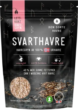Havregryn Lettkokte 500g Den Sorte Havre