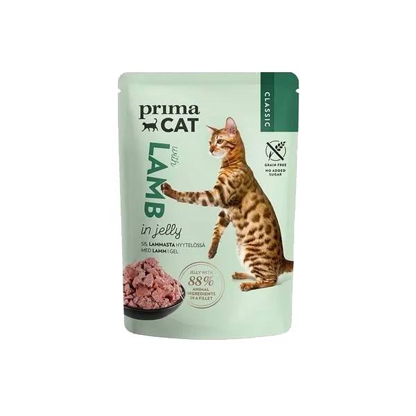 Våtfor til Katt - Lamb in Jelly