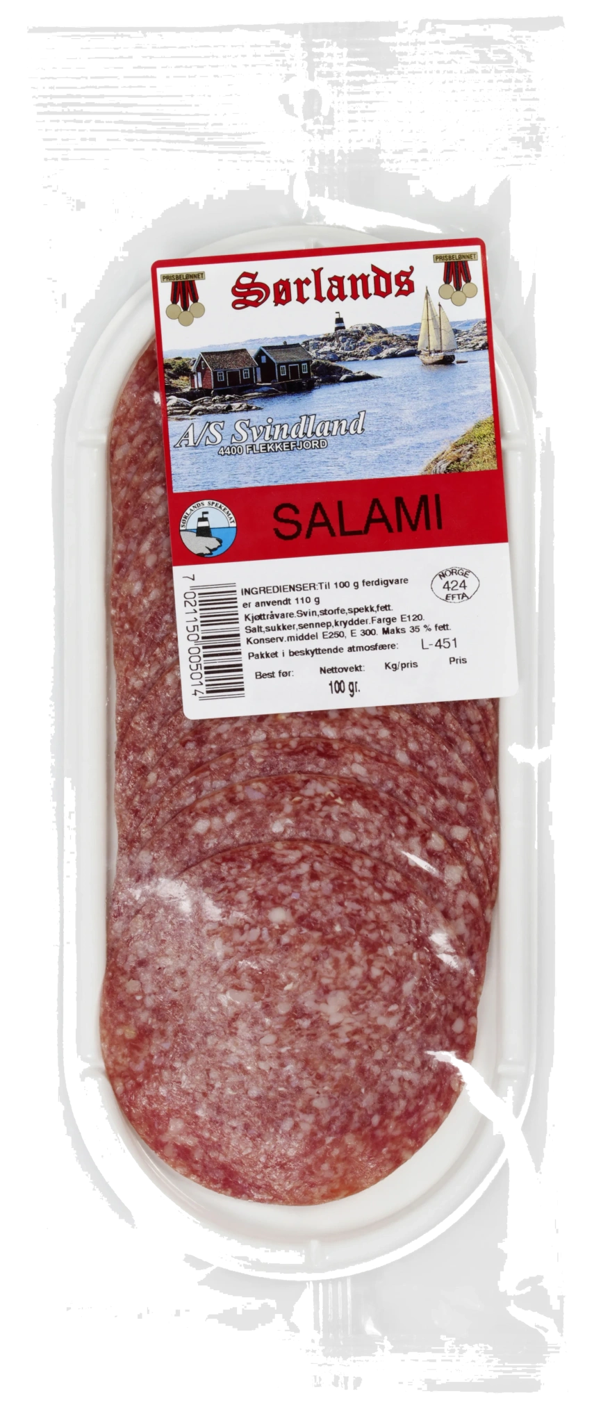 Svindland Salami 100g