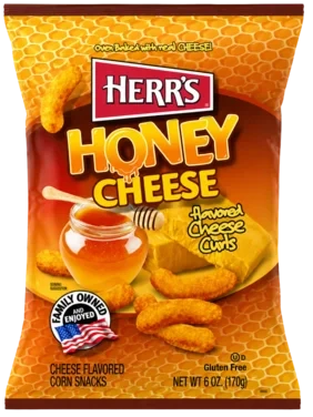 Herr's Honning Cheese Curls 170g