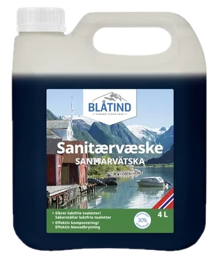 BLÅTIND SANITÆRVÆSKE 4L