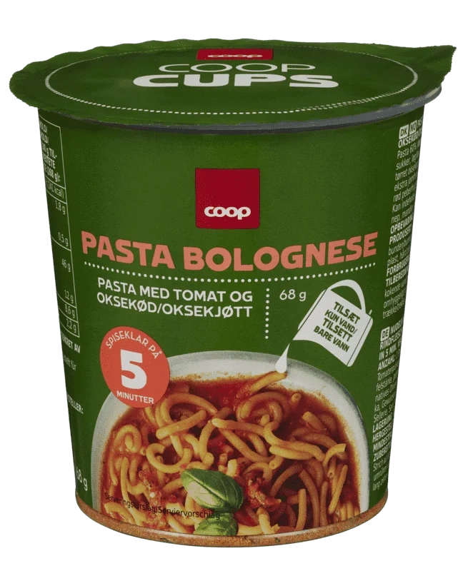 Coop Pasta Bolognese 68g