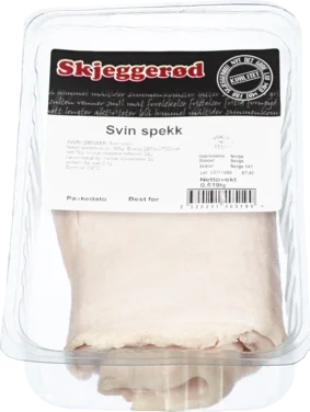 Svin Spekk Pk Ca 500g Skjeggerød Frys