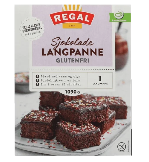 Sjokoladekake Glutenfri 1090g