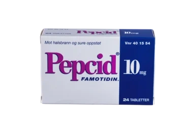 Pepcid 10 mg Filmdrasjerte Tabletter 24 stk