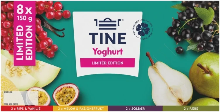 Yoghurt Sesong Høstfrisk 8x150g Tine
