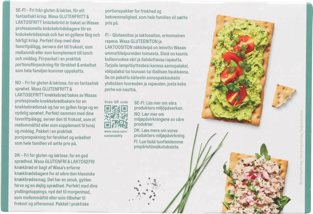 Knekkebrød Glutenfri Naturell