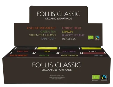 Lemon, Økologisk & Fairtrade, 100stk, Follis Classic