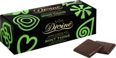 Divine After Dinner Mint Thins 200g Fairtrade