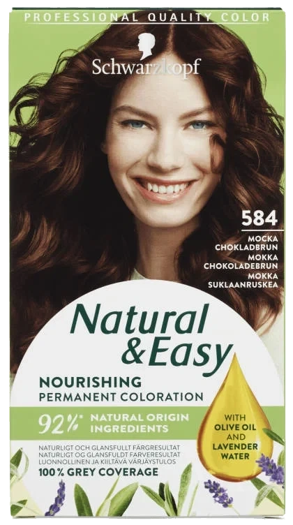 Natural & Easy 584 Sjokoladebrun Hårfarge