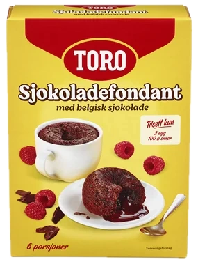 Sjokoladefondant Dessert 232g Toro